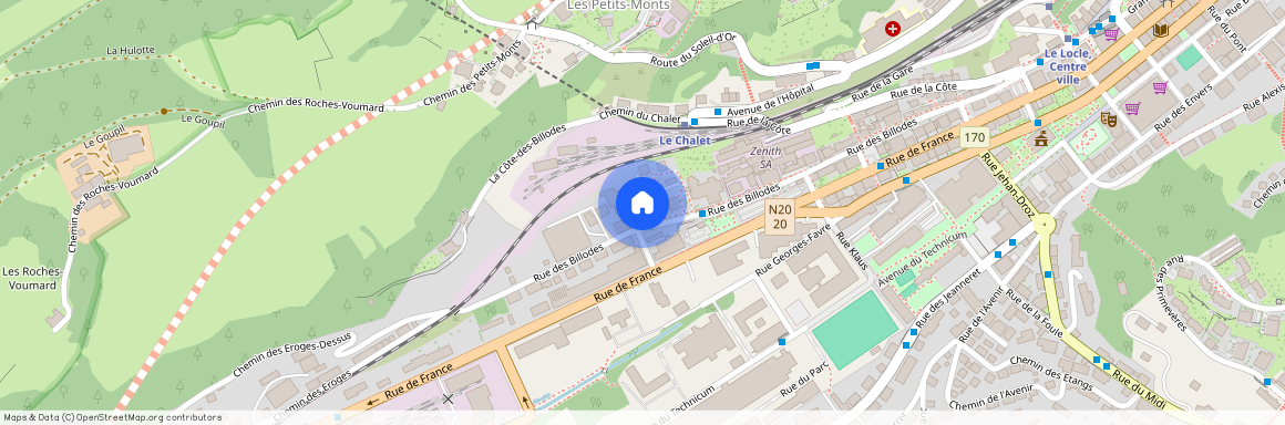 Rue des Billodes 44, 2400 Le Locle