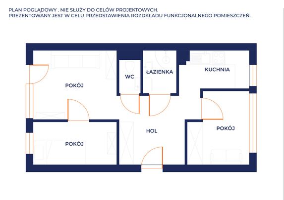 Sprawdź >>3 pok, 46 m², 1 piętro, po remoncie 46.2 m² - Photo 1