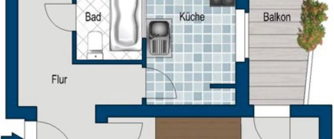 2-Zimmer Wohnung in Alt Buckow ab dem 1.12 zu Vermieten - Foto 1