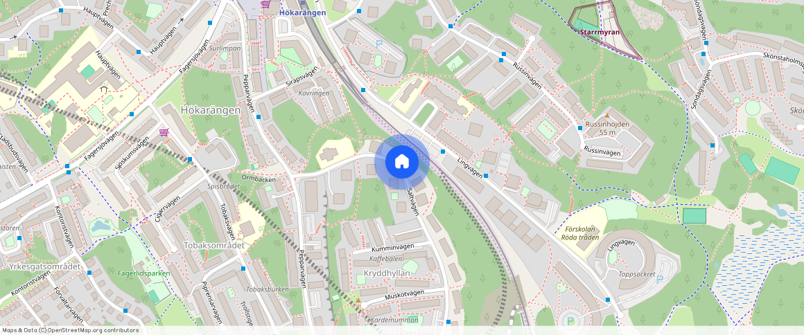 Saltvägen **, Hökarängen