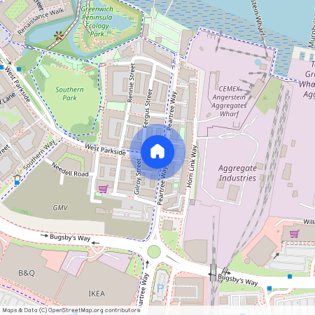 West Parkside, Greenwich, London, SE10