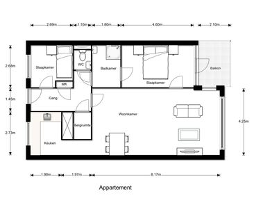 Appartement te huur: Dellaertlaan 291 1945 WX Beverwijk - Photo 5