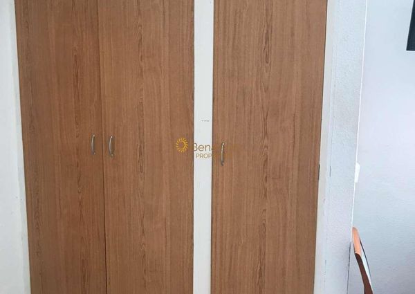 For rent MID SEASON from 01/09/2024 - 30/06/2025 studio on 1st line of beach in Benalmadena.-