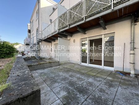 2-Raumwohnung mit schöner Aussicht in den Leipziger Auwald - Terrasse und Balkon / Badewanne / Fahrstuhl / Tiefgarage / WG geeignet - Foto 3