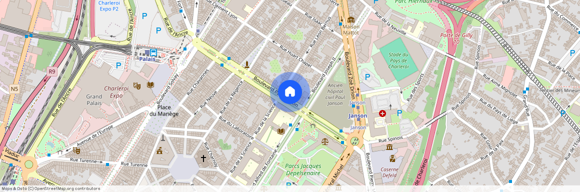 Boulevard Paul Janson 76 - 6000 Charleroi
