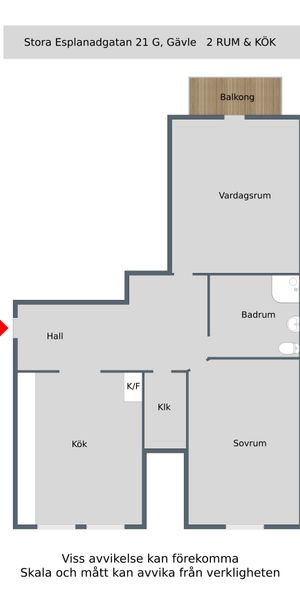 Stora Esplanadgatan, Gävle - Foto 1