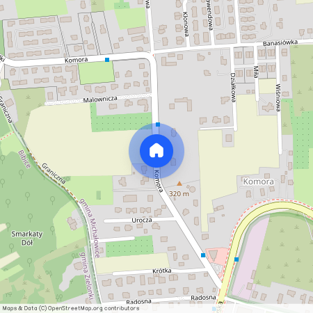 ul. Komora, Michałowice, Michałowice, krakowski, małopolskie