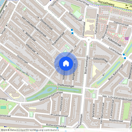 Newtonbuurt, 3112 ML, Voltastraat, Schiedam