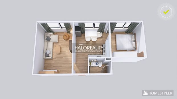 2 izbový byt na prenájom 46m2, Nováky - Photo 1