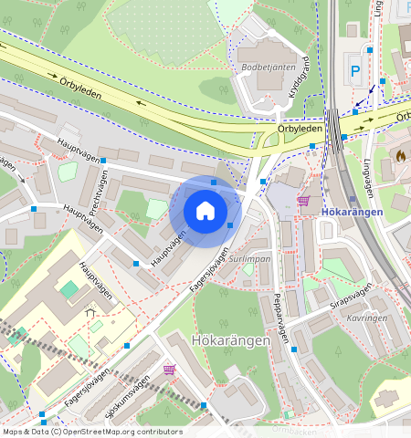 Hökarängen, Stockholm, Hauptvägen 120