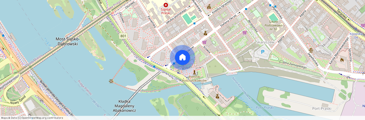 ul. Stefana Okrzei, Stara Praga, Praga-Północ, Warszawa, mazowieckie