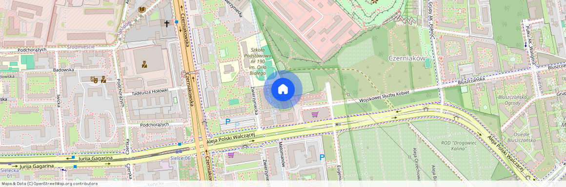 ul. Zwierzyniecka, Czerniaków, Mokotów, Warszawa, mazowieckie