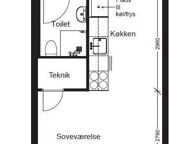 1-værelses studiebolig - Photo 6