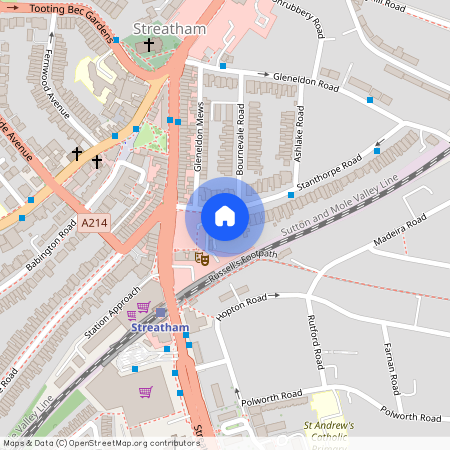 Stanthorpe Close, Sthanthorpe Rd, SW16