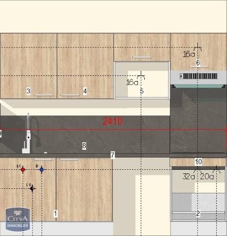Location Appartement 3 pièces 69m² BORDEAUX 33800 - Photo 3