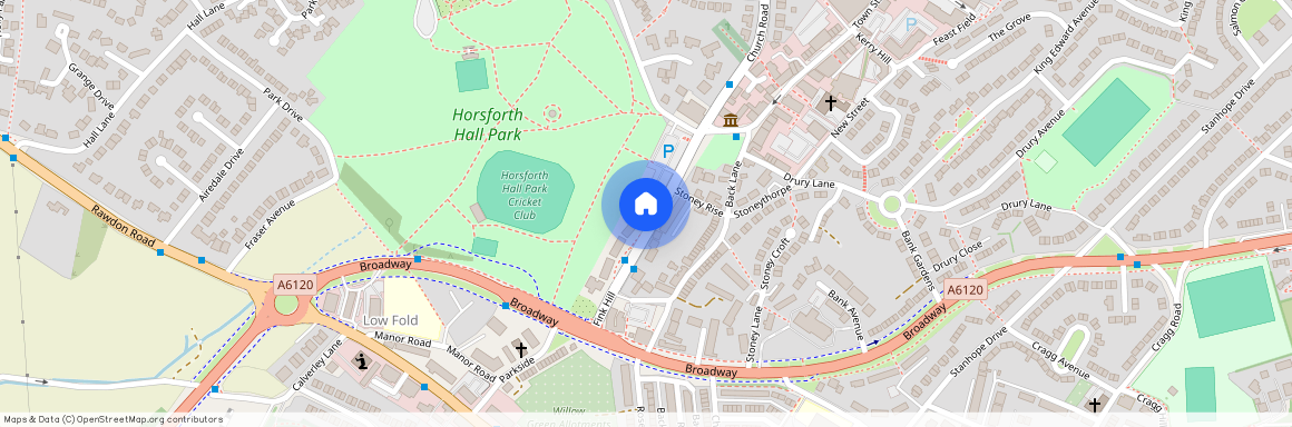 Fink Hill, Horsforth, Leeds, UK, LS18