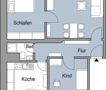 Gut geschnittene 3-Zimmer Wohnung - Photo 5