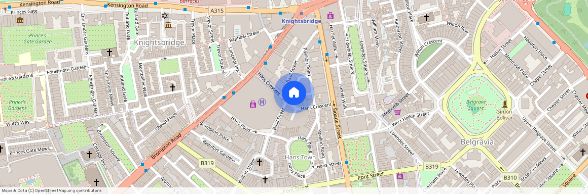 Hans Crescent, Knightsbridge, London, SW1X