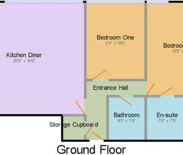 2 bedroom apartment to rent - Photo 1