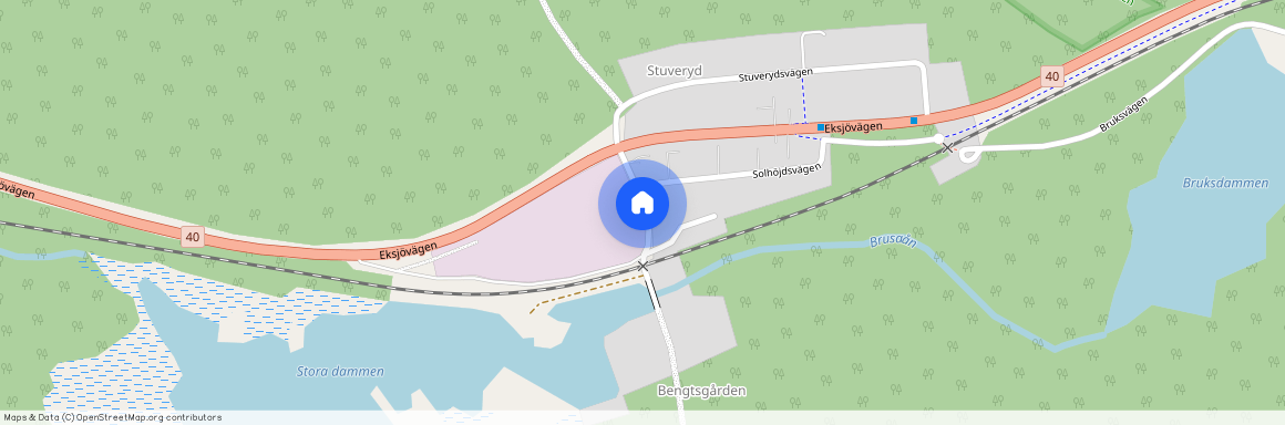 Solhöjdsvägen, Bruzaholm