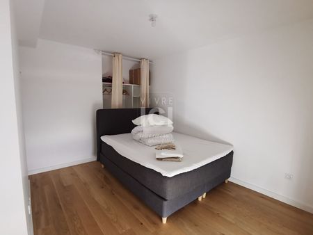 Appartement meublé Nantes 2 pièce(s) 41 m2 avec balcons et place de parking - Photo 4