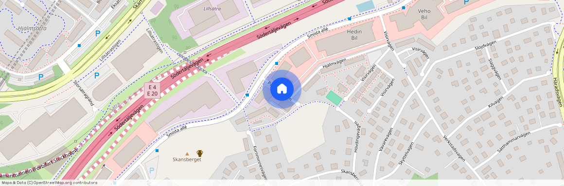 Palissadvägen, Segeltorp