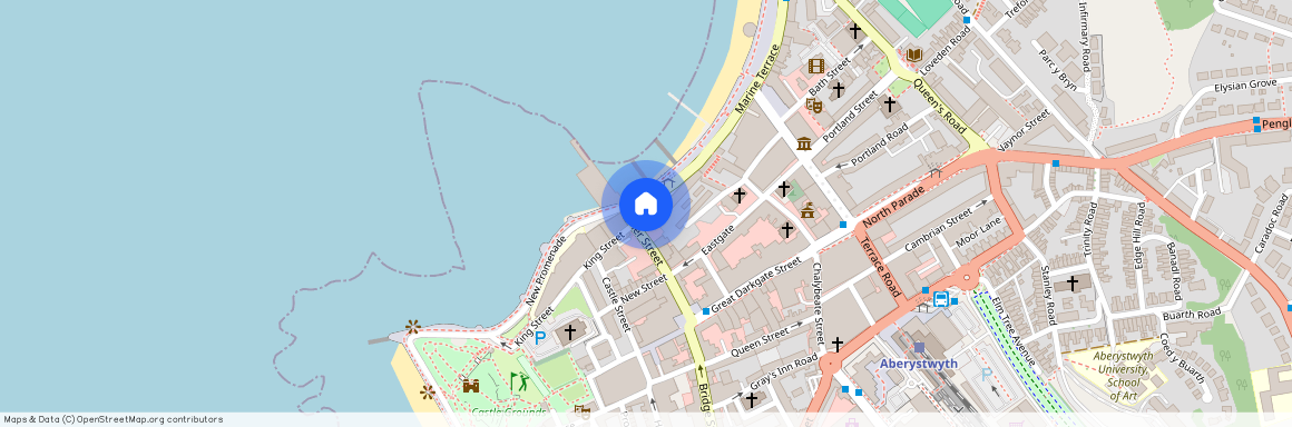 1 Bed Flat on Marine Terrace, Aberystwyth