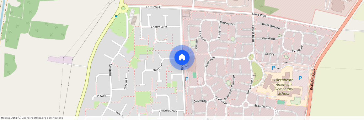 Radcliffe Road, Raf Lakenheath