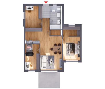 SIEDLUNG ERLAHOF 49 - Genossenschaftswohnung mit Kaufoption Top 2 - Foto 1