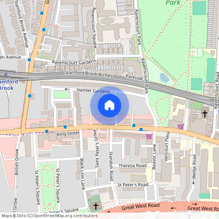 Hamlet Gardens, Ravenscourt Park, W6, London