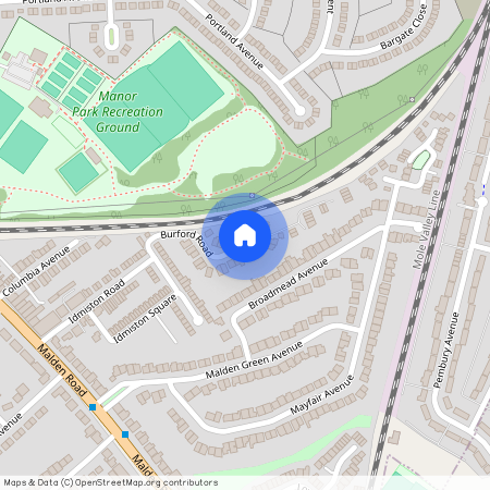 Burford Road, Worcester Park, Surrey, KT4