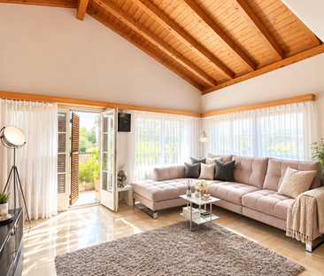 Charmante 3.5-Zimmer-Wohnung mit Balkon und Pool in Hünibach - Foto 1