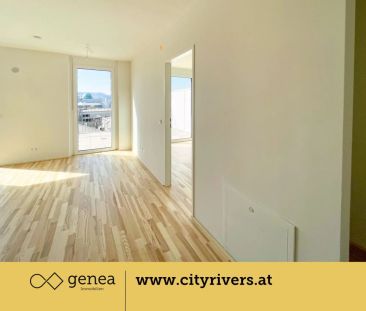 CITY RIVERS | Penthouse Flair mit großer Terrasse | Neubau - Photo 4