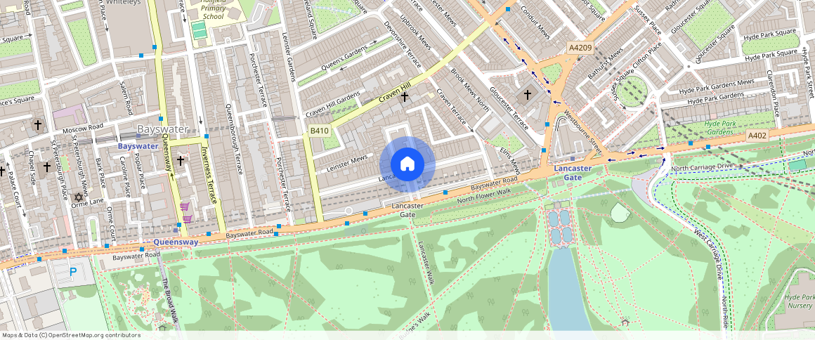 Lancaster Gate, London, W2