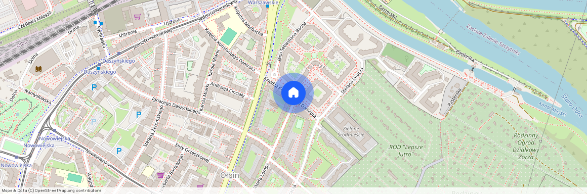 ul. ks. Konstantego Damrota, Ołbin, Śródmieście, Wrocław, dolnośląskie