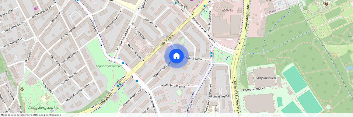 Helsingborg Slottshöjden, Skåne, Mäster Ernsts gata 24