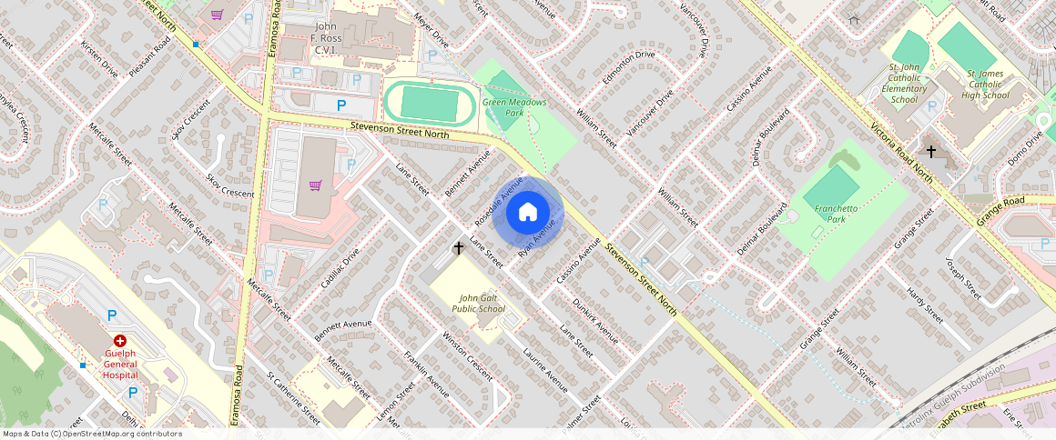 ** Ryan Avenue, Guelph, ON, Canada