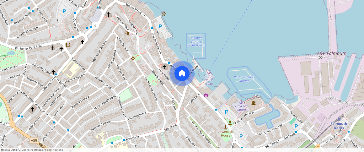 Arwenack Street, Cornwall TR11