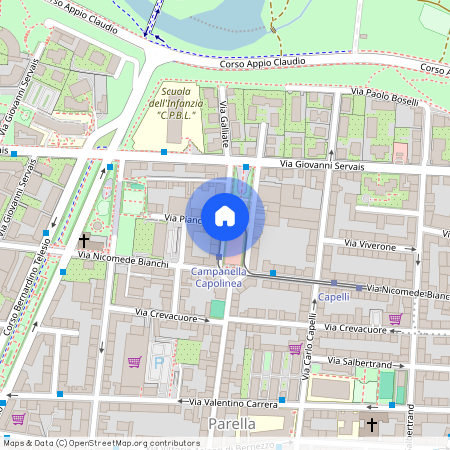 Piazza Tommaso Campanella, Turin, Piedmont 10146