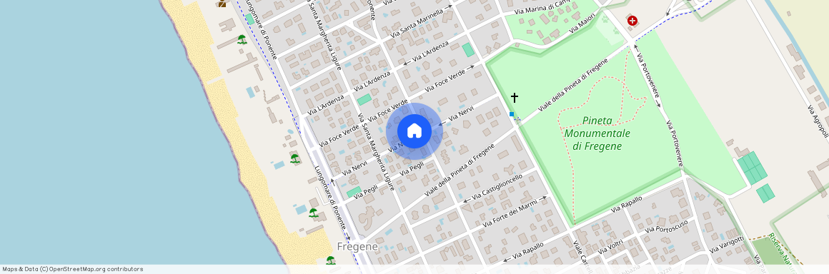 Via Nervi, Fiumicino