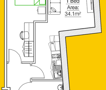 1 bedroom apartment to rent - Photo 2