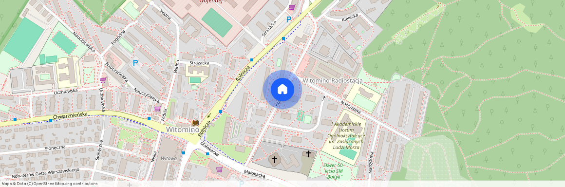 ul. Konwaliowa, Witomino-Radiostacja, Gdynia, pomorskie
