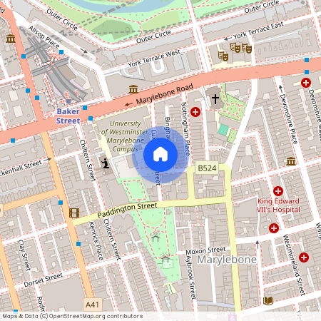 Cheviot Court, Luxborough Street, Marylebone, London, W1U