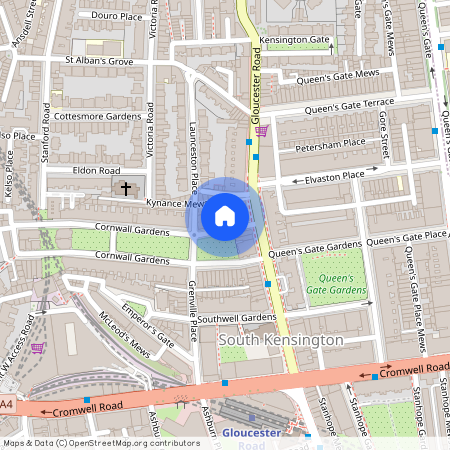 Cornwall Gardens, South Kensington, London, SW7