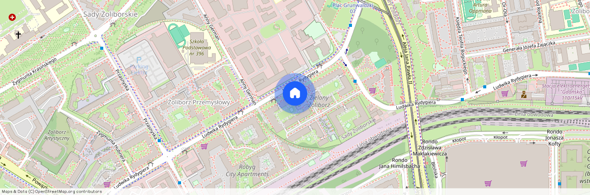 ul. Ludwika Rydygiera, Sady Żoliborskie, Żoliborz, Warszawa, mazowieckie