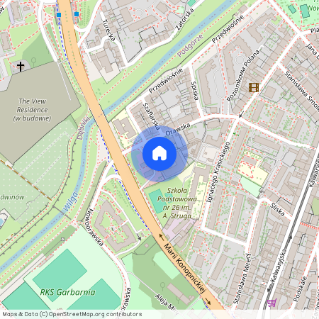 ul. Orawska, Stare Podgórze, Podgórze, Kraków, małopolskie