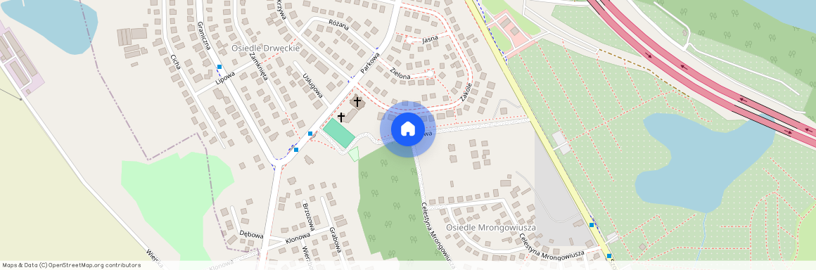 Aleja Lipowa, Ostródzki, Ostróda