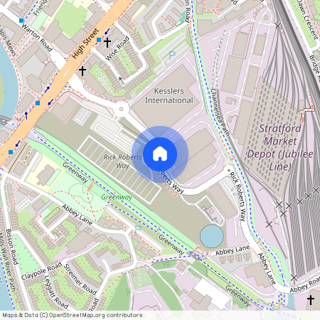 Rick Roberts Way, Stratford, London, Greater London, E15