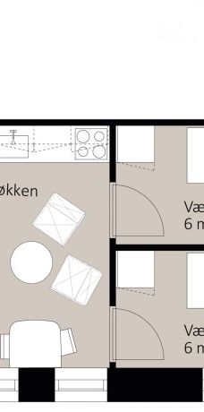 3-værelses studiebolig - Photo 1