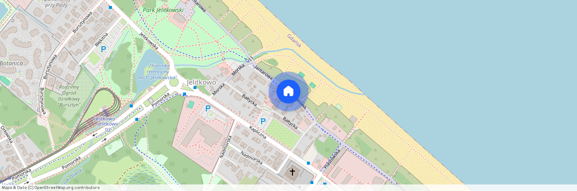 ul. Jantarowa, Jelitkowo, Gdańsk, pomorskie